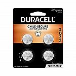 Duracell 3V Lithium 2032 Coin Batteries, Pack Of 4 $2.99 + pickup