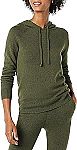 Amazon Essentials Women's Soft Touch Hooded Pullover Sweater $8.90