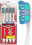 4-pack Colgate 360 Optic White Whitening Toothbrush $5.60 and more