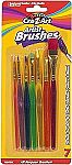 7-Ct Cra-Z-Art Artist Brushes $0.77