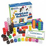 100 Pieces Learning Resources STEM Explorers MathLink Builders $5