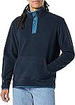 Amazon Essentials Men's Snap-Front Pullover Polar Fleece Jacket $9.30