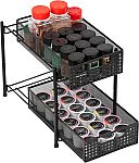 Mind Reader 2 Tier Metal Mesh Storage Baskets Organizer $8.99