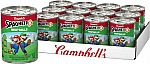 12-Count 15.6-Oz Campbell's SpaghettiOs Canned Pasta $11.40