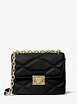 Michael Kors Serena Small Quilted Faux Leather Crossbody Bag $79.20 and more
