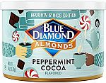 6-oz Blue Diamond Almonds 6 Oz Peppermint Cocoa Holiday Snack Nuts $2