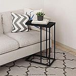 Furinno Camnus Modern Living C Shaped Sofa Side Table $15.52