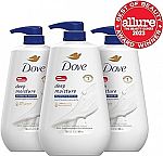 3-Pack Dove Body Wash with Pump Deep Moisture 30.6 fl oz $16