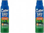 Cutter Backwoods Dry Insect Mosquito Repellent 4 Oz Spray (Pack of 2) $3.44