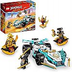 LEGO NINJAGO Zane’s Dragon Power Spinjitzu Race Car 71791 Building Toy Set $31