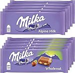 10-Ct Milka European Chocolate Bars Variety Pack $15