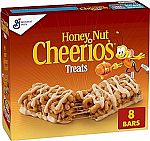 8 Count Honey Nut Cheerios Breakfast Cereal Treat Bars $1.74