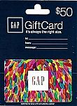 Gap $50 Gift Card $40