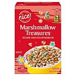 Nice! Marshmallow Treasures Cereal 11.5oz $0.39 