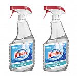 Windex with Vinegar Glass Cleaner Spray Bottle 23 fl oz (2 for $5.40)