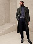 Banana Republic Factory Men's Long Wool Jacket $52 and more