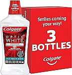 3-Pack 32-Oz Colgate Optic White Whitening Mouthwash $13.76