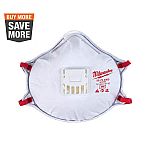 2 x 10pack Milwaukee N95 Professional Multi-Purpose Valved Respirator with Gasket $16.76