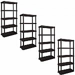 4-Pack Hyper Tough 5-Tier Large Shelving Unit $145