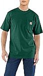Carhartt Men's Loose Fit Heavyweight Short-Sleeve Pocket T-Shirt $12