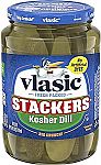Vlasic Stackers Kosher Dill Pickles, Keto Friendly, 24 FL OZ $2.15