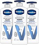 3-Pack Vaseline Advanced Repair Body Lotion $11.04