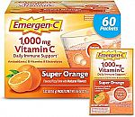 60-Count Emergen-C 1000mg Vitamin C Powder $11.67 and more