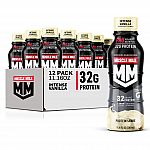 12-Pack 11.16-Ounce Muscle Milk Pro Advanced Nutrition Protein Shake $13.76