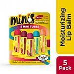 5-Count 0.18-Ounce Carmex Minis SPF15 Lip Balm Tubes + $1.25 Walmart Cash $5.97
