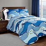 50" x 60" Lush Decor Shark Allover Kids Sealife Cotton Reversible Throw Blanket $11.99