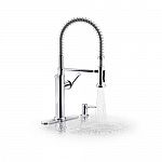 KOHLER Sous Pro-Style Single Handle Pull Down Sprayer Kitchen Faucet in Polished Chrome $146.26