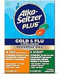 24-Count Alka-Seltzer Plus Power Max Cold and Flu Medicine, Day+Night, - Maximum Strength $6.25