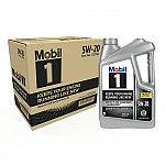 3-Pack 5-Qt Mobil 1 Full Synthetic Motor Oil (Various Viscosity) $64
