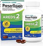 Bausch + Lomb PreserVision AREDS 2 Eye Vitamin & Mineral Supplement $15.99