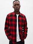 Gap Mens Flannel Shirt in Standard Fit $6 and more