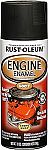 12-Oz Rust Oleum Engine Enamel Spray Paint (Low Gloss Black) $3.58