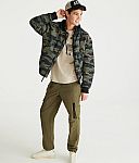 Aeropostale Men's Camo Hooded Bomber Jacket $20 + Free Shipping