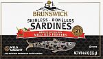 12-pack Brunswick Wild Caught Sardines in Olive Oil 4.4 Oz $14