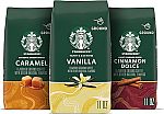 3-packs 11oz Starbucks Flavored Ground Coffee, Variety Pack $13.70