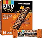 10-Pack 0.74-Oz KIND THINS (Chocolate Pumpkin Spice) $5.59