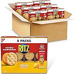 32-Pack Ritz RITZ Peanut Butter & Cheese Sandwich Cracker Snacks $8.88