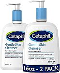 2-pack 16 oz Face Wash by CETAPHIL, Hydrating Gentle Skin Cleanser $11.60