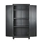 36" x 72" WORKPRO Heavy-Duty 3-Shelf Locking Steel Garage Storage Cabinet (Black) $99