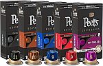 50 Count Peet's Coffee, Espresso Coffee Pods Variety Pack $19.20