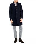 Nautica Men's Barge Classic Fit Wool/Cashmere Blend Solid Overcoat $170 + Get $30 Star Money