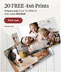 Walgreens - 20 FREE 4x6 Prints (12pm - 2pm CT)