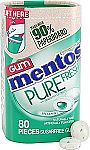 80-Ct Mentos Pure Fresh Spearmint Sugar Free Gum $3