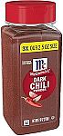 McCormick Dark Chili Powder, 7.5 Oz $3.58