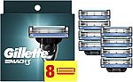 8 Count Gillette Mach3 Men's Razor Blade Refills $13