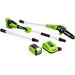 Greenworks 40V 8" Cordless Polesaw w/ 2.0Ah Battery & Charger $86.53